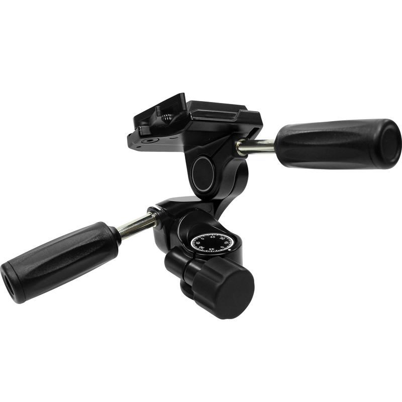 Omegon Cabeças panorâmicas Cabeça panorâmica para tripé 3-Wege-Neiger Pro PD36