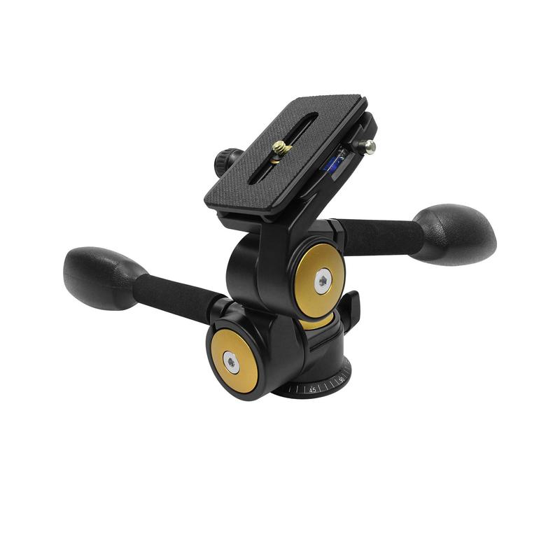 Omegon Cabeças panorâmicas 3-Wege-Neiger Pro Stativ-Panoramakopf PD80