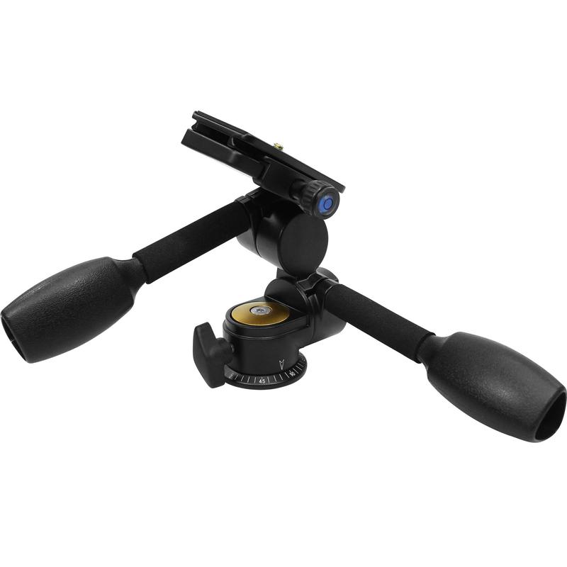 Omegon Cabeças panorâmicas Cabeça panorâmica para tripé 3-Wege-Neiger Pro PD80