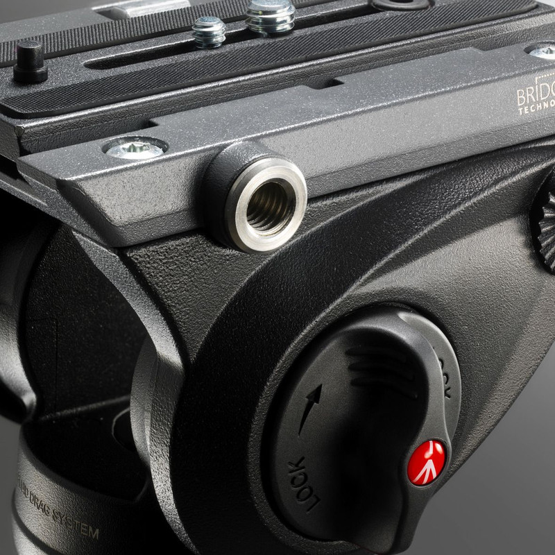 Manfrotto Cabeça de inclinação do vídeo MVH500AH com base plana