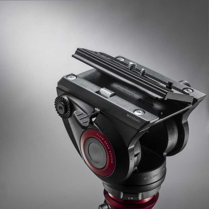 Manfrotto Cabeça de inclinação do vídeo MVH500AH com base plana