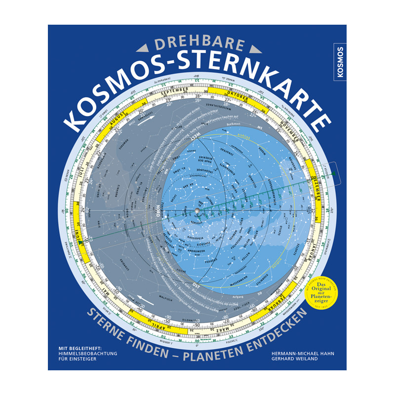 Kosmos Verlag Carta de estrelas Mapa celeste giratório