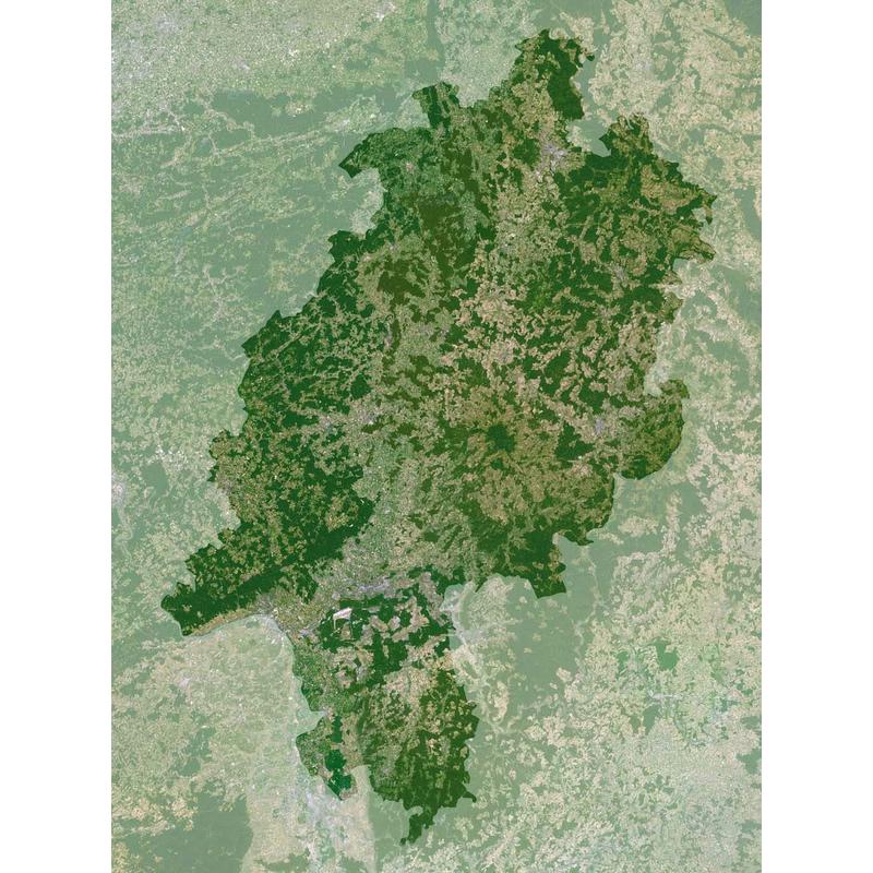 Planet Observer Mapa regional Hessen pelo 'Observador do planeta'