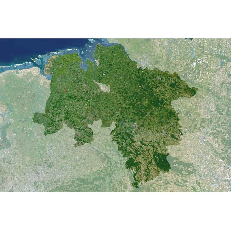 Planet Observer Mapa regional Niedersachsen pelo 'Observador do planeta'