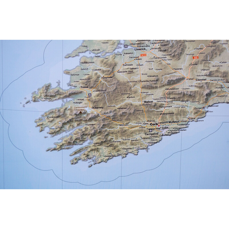 GeoMetro Mapa United Kingdom (100 x 140 cm)