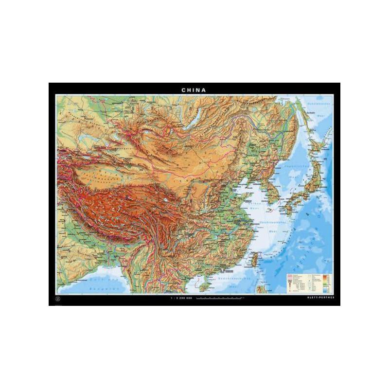 Klett-Perthes Verlag Mapa China física