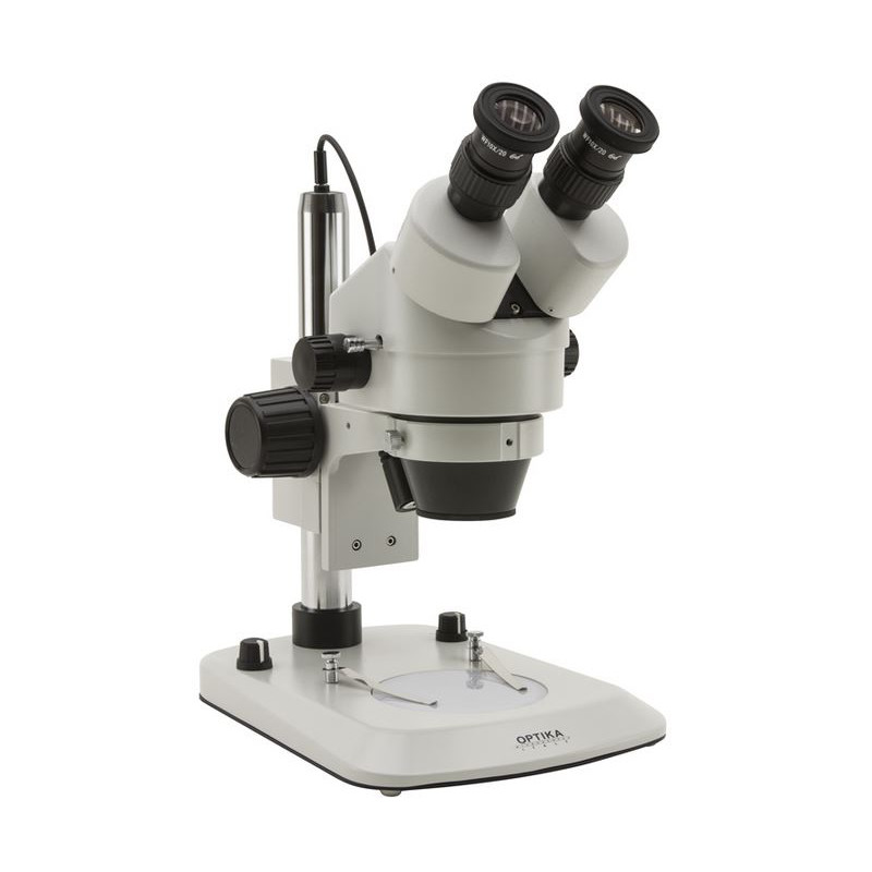 Optika Microscópio estéreo zoom SZM-LED1, Binóculo, 7x-45x