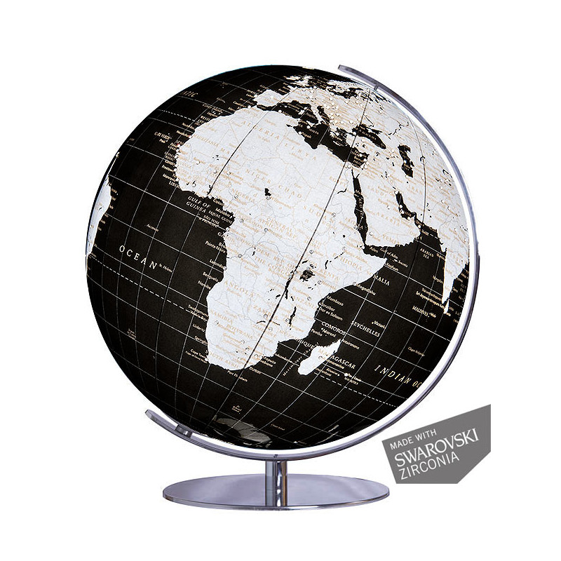 Columbus Globo 731485 Swarovski zirconia onyx globe