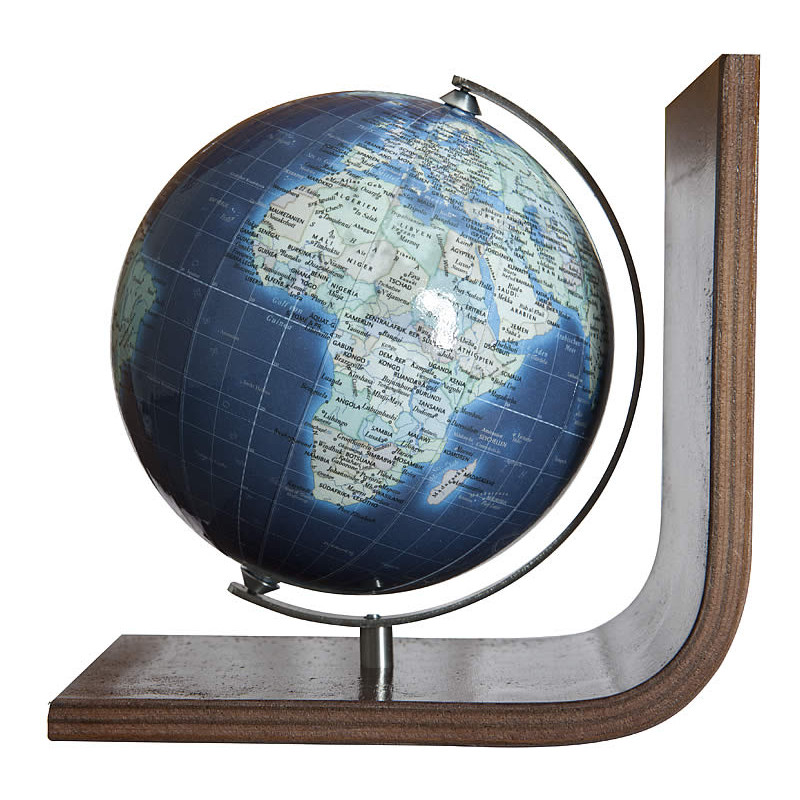 Columbus Globo Duo Azzuro bookend globe BS241250