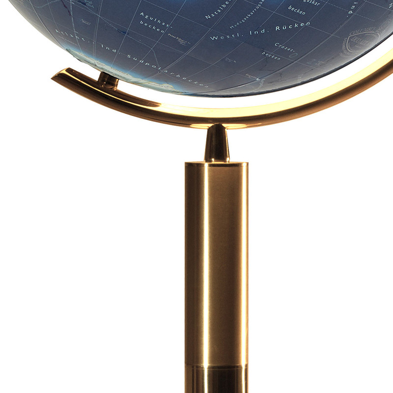 Columbus Globo com pedestal Duo Azzurro Aço inoxidável/ Wenger 40cm