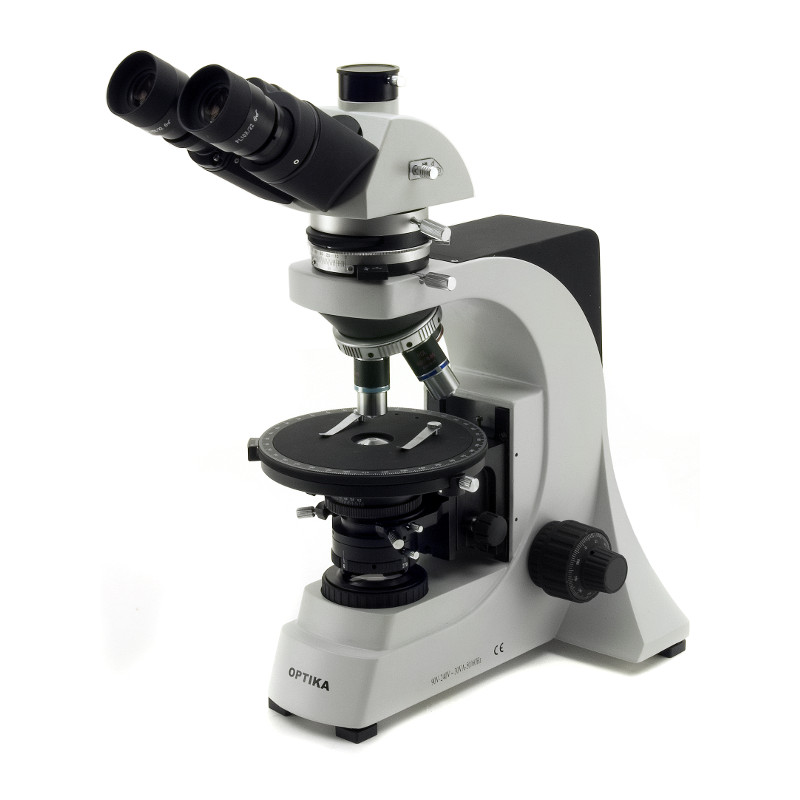 Optika Microscópio B-500POL, Triocular, Polarização, X-LED