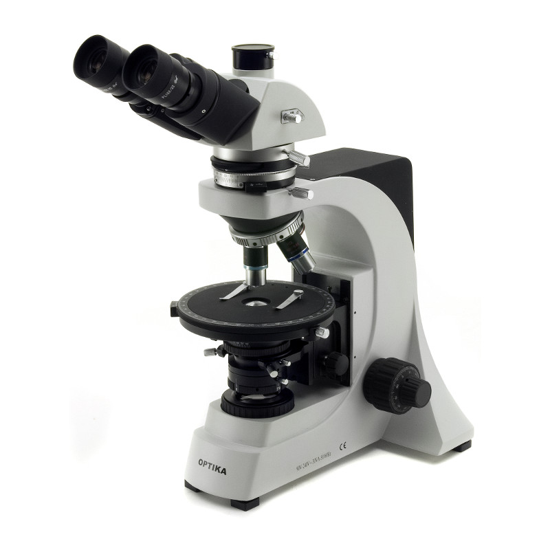 Optika Microscópio B-500POL trinocular microscope, with polarizer ERGO head and X-LED illumination