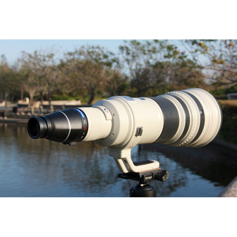 Lens2scope Fixação da ocular 7mm de largura, Serve para ..., preto, visão reta