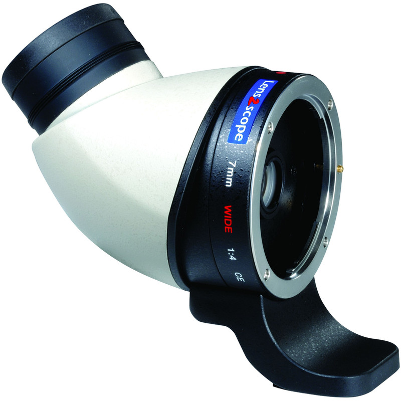 Lens2scope Fixação da ocular 7mm de largura, Serve para ... Canon EOS, branco, visão angular