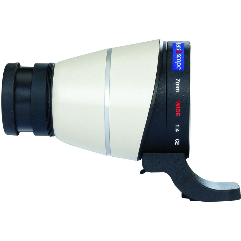 Lens2scope Fixação da ocular 7mm de largura, Serve para ... Canon EOS, branco, visão reta