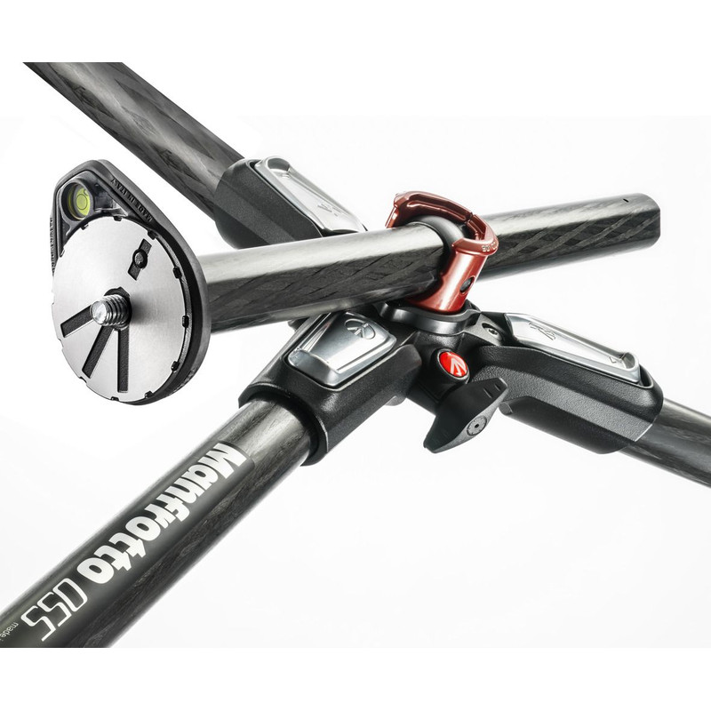 Manfrotto MK055XPRO3-3W com Cabeças panorâmicas de 3 vias
