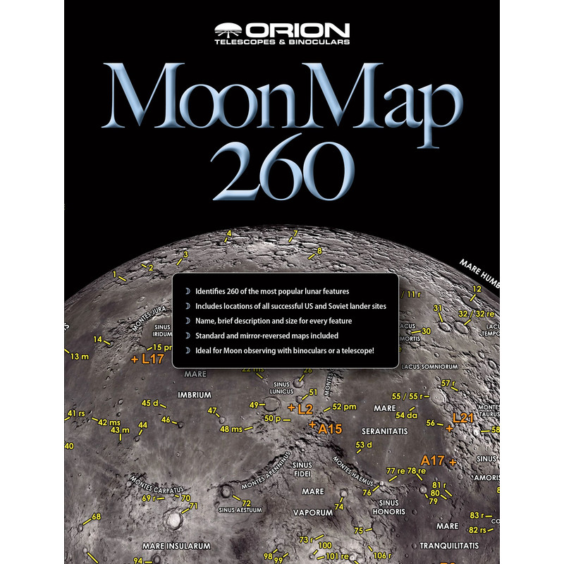 Orion Atlas Moon Map 260