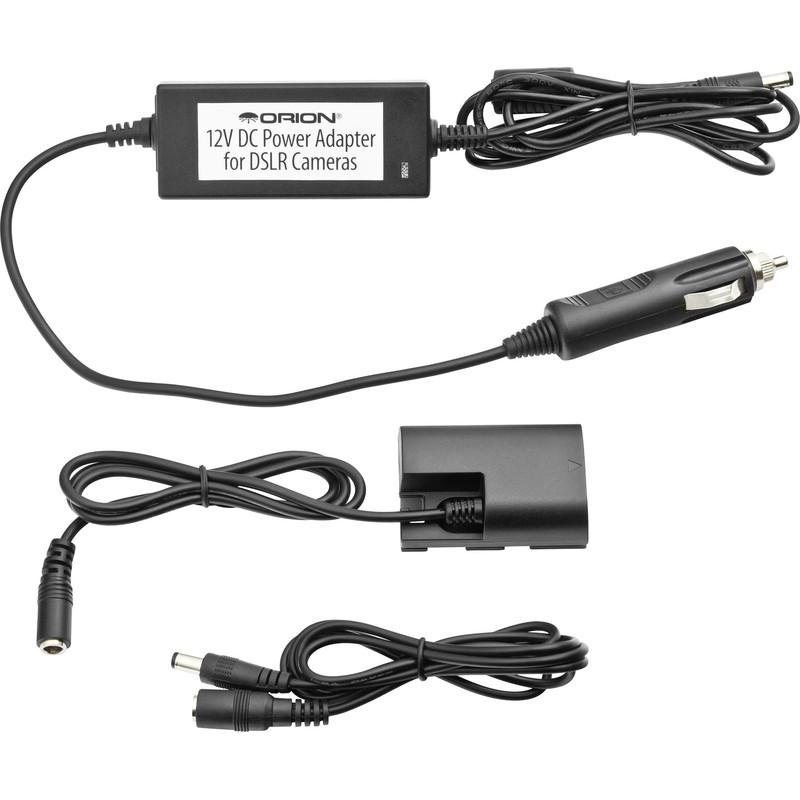 Orion Adaptadores de depósito de energia de 12V para Canon EOS 60D, 7D, 5DMkII/III
