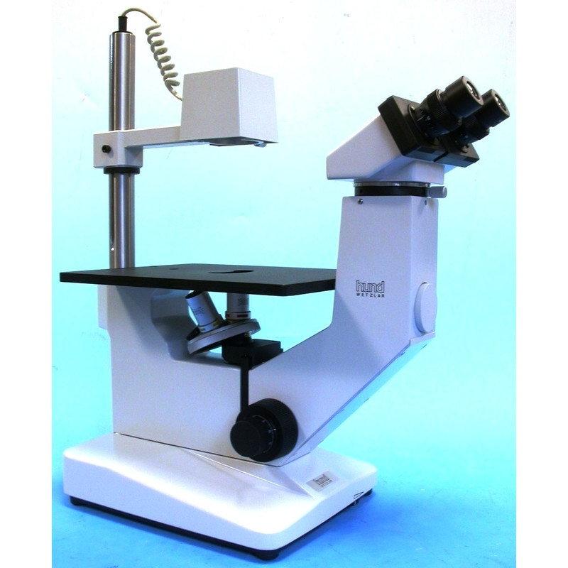 Hund Microscópio invertido Wilovert Standard HF 20, bino, 40x - 200x