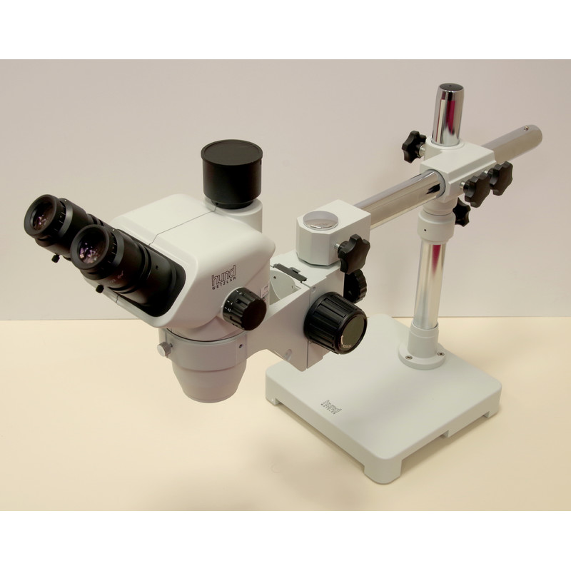 Hund Wiloskop - F-Zoom com Tripé ST-S, Triocular
