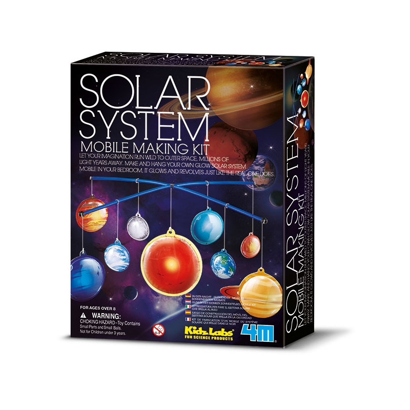 HCM Kinzel Planetário Kit para fazer um Mobile com o sistema solar que brilha