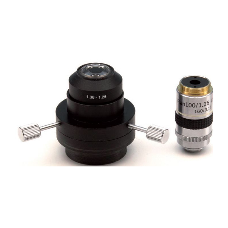 Optika Microscópio B-383DK, trino, HF, DF, DIN, N-PLAN, 40x-1000x, LED