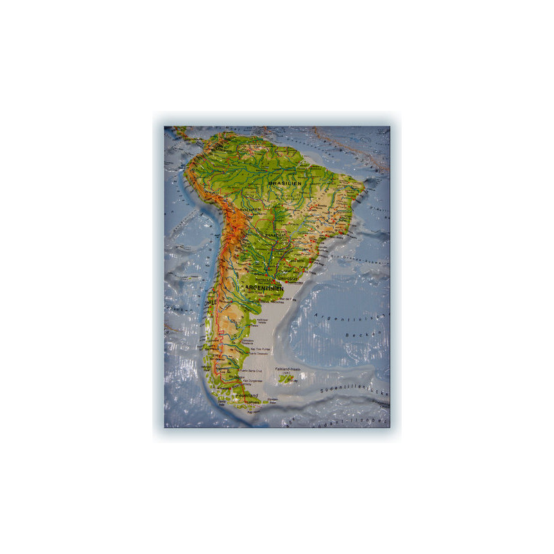 geo-institut os Mapa mundial Mapa de relevo mundial Linha de prata físico Inglês