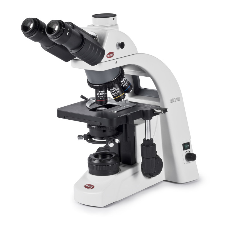 Motic Microscópio BA310 halogen trinocular microscope