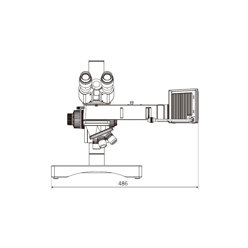 Motic Microscópio BA310 MET-H, Binóculo