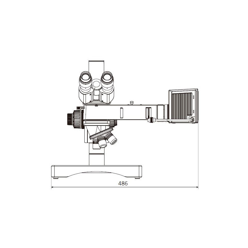 Motic Microscópio BA310 MET-H trinocular microscope