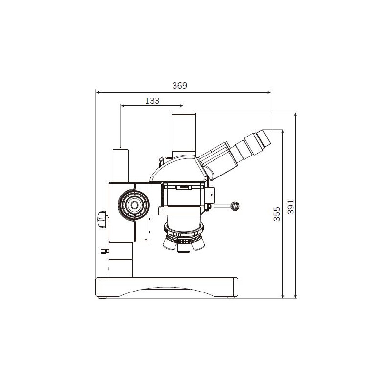 Motic Microscópio BA310 MET-H, Binóculo