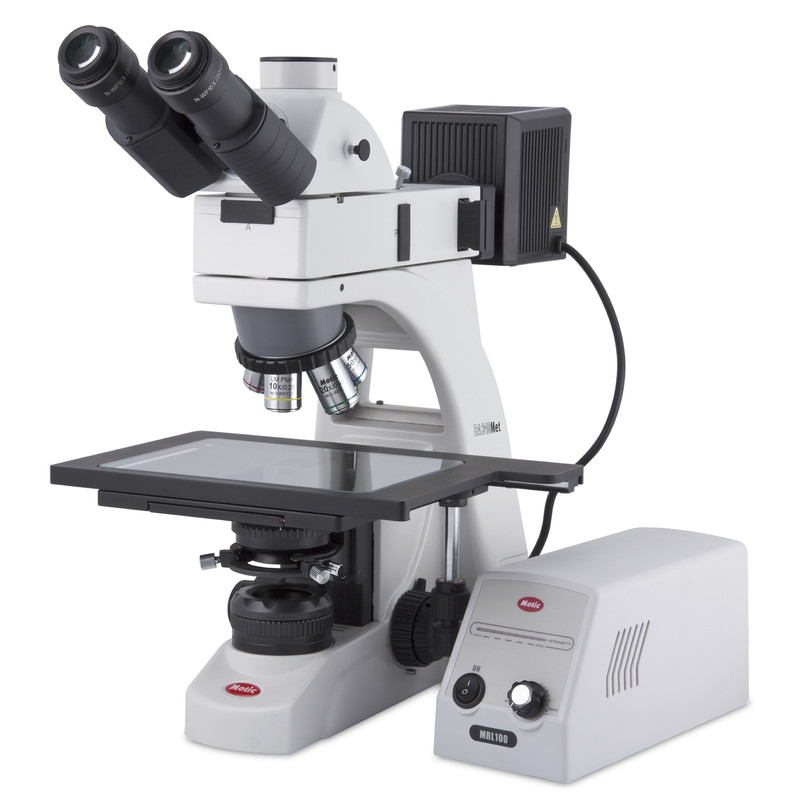 Motic Microscópio BA310 MET-T, Triocular (6 "x4")
