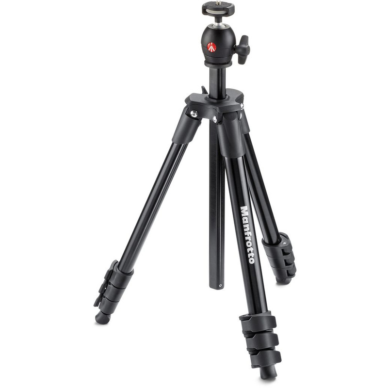 Manfrotto Tripé de alumínio Compact Light preto