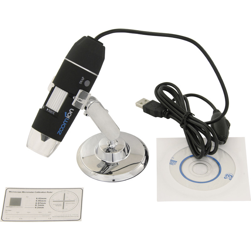 Zoomion Microscópio Micron Handmikroskop 50x-500x