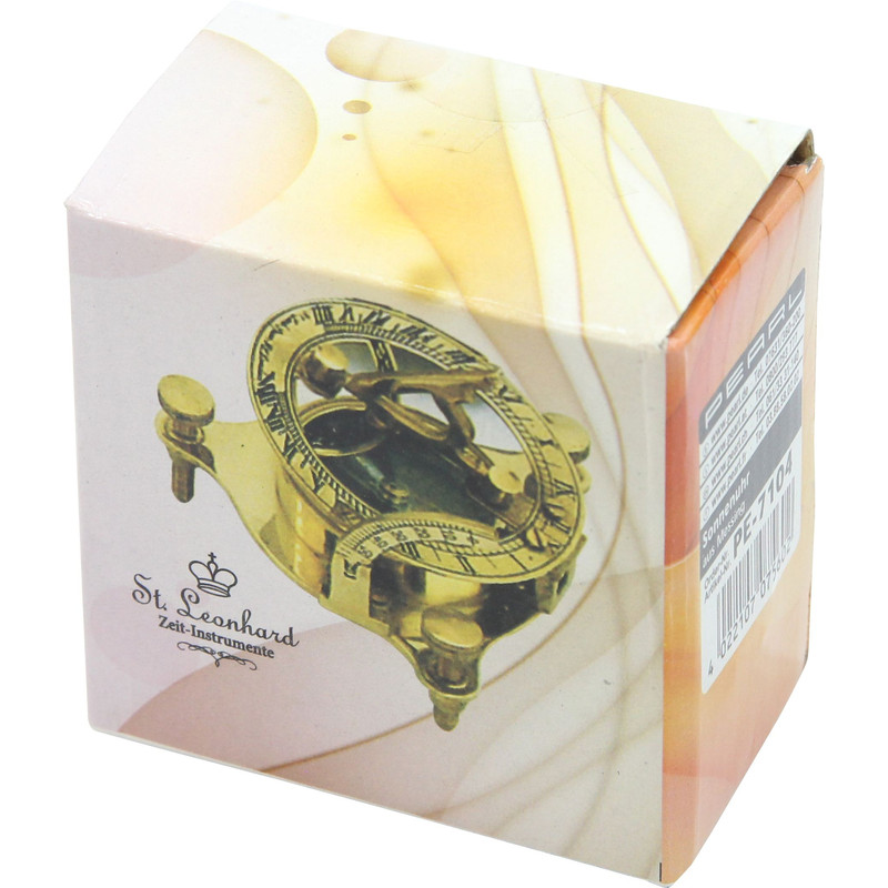 Relógio de sol de Latão St. Leonard com bússola