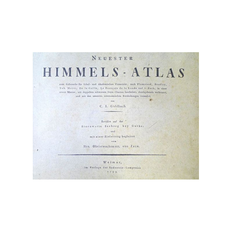 Albireo Último atlas celeste de 1799