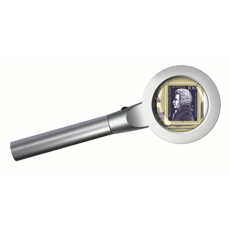 Bresser Lupa 2.5X, 55mm LED magnifier