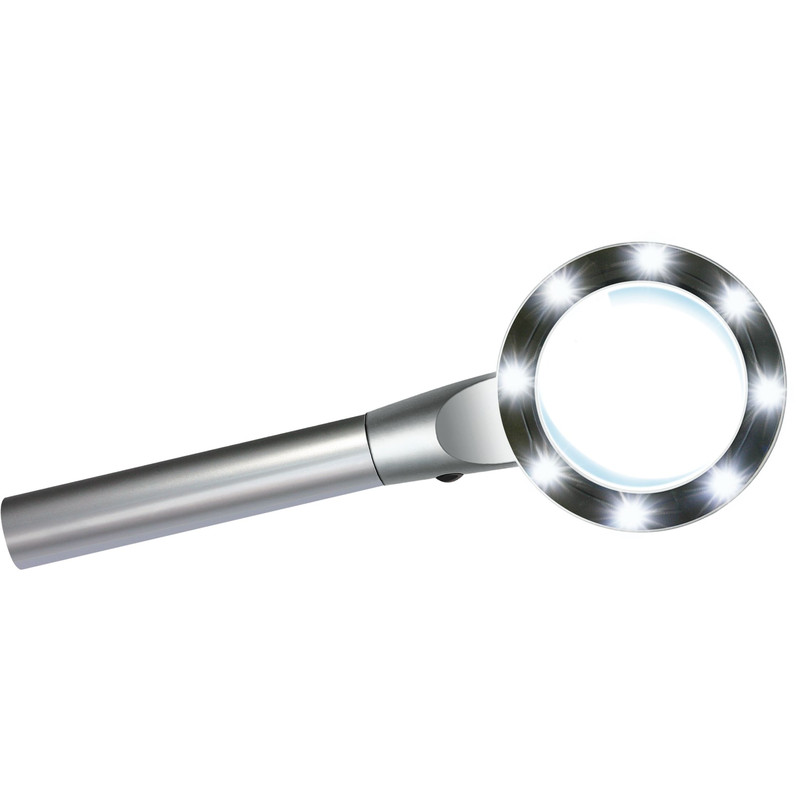 Bresser Lupa 2.5X, 55mm LED magnifier
