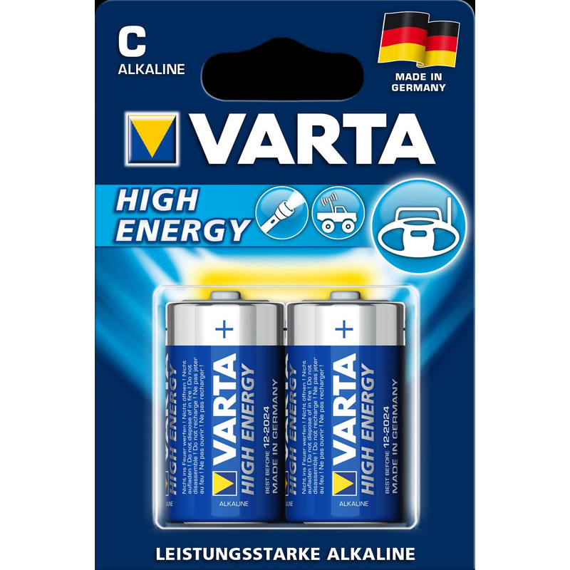 Varta Pilhas para bebé (C) "High Energy", embalagem de 2
