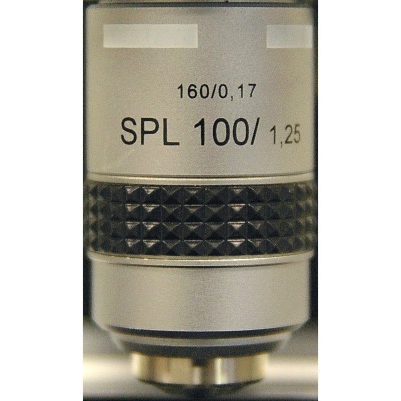 Hund objetivo Objetiva para campo escuro: Spl 100/1.25-0.60 para Microscopiós verticais