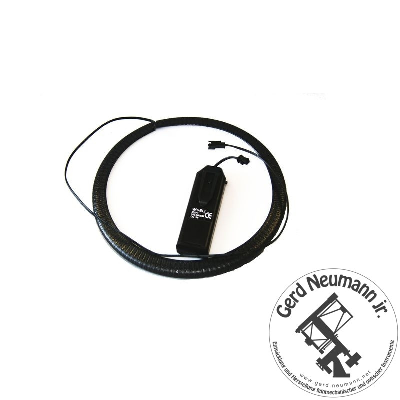 Gerd Neumann jr. Película luminosa Aurora Flatfield de 100 mm a pilhas