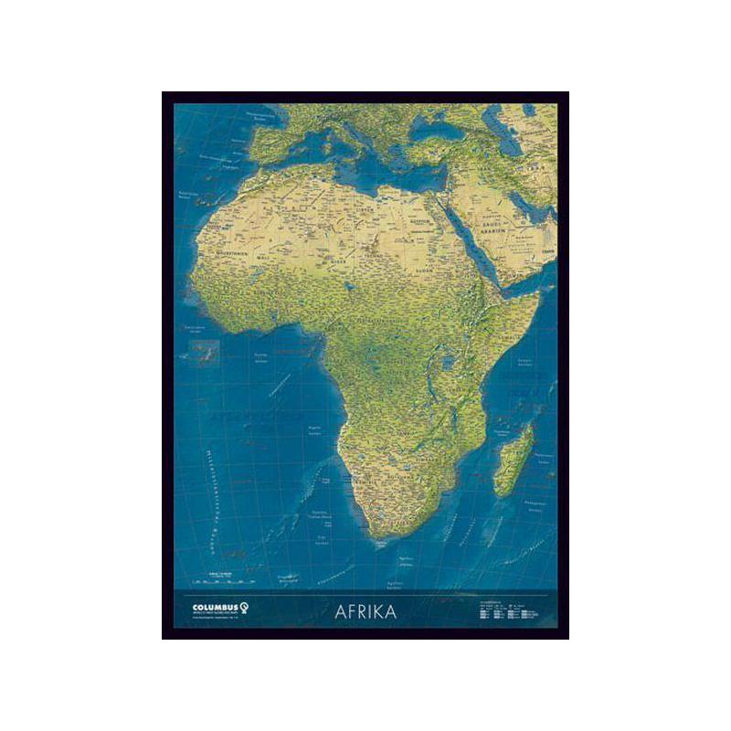 Columbus Mapa continental África