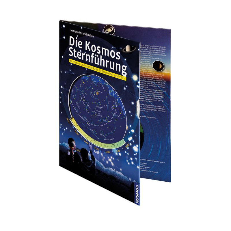 Kosmos Verlag O guia de estrelas Kosmos, Carta de estrelas com CD áudio