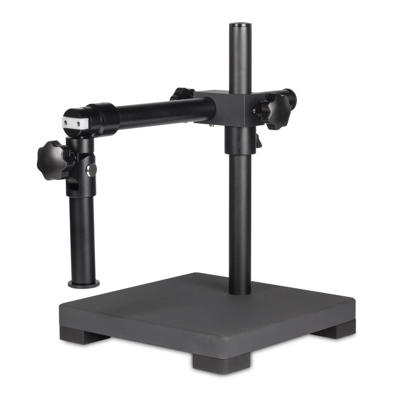 Motic Overhanging stand Tripé com placa de base retangular, Coluna Ø 32mm, altura 600mm