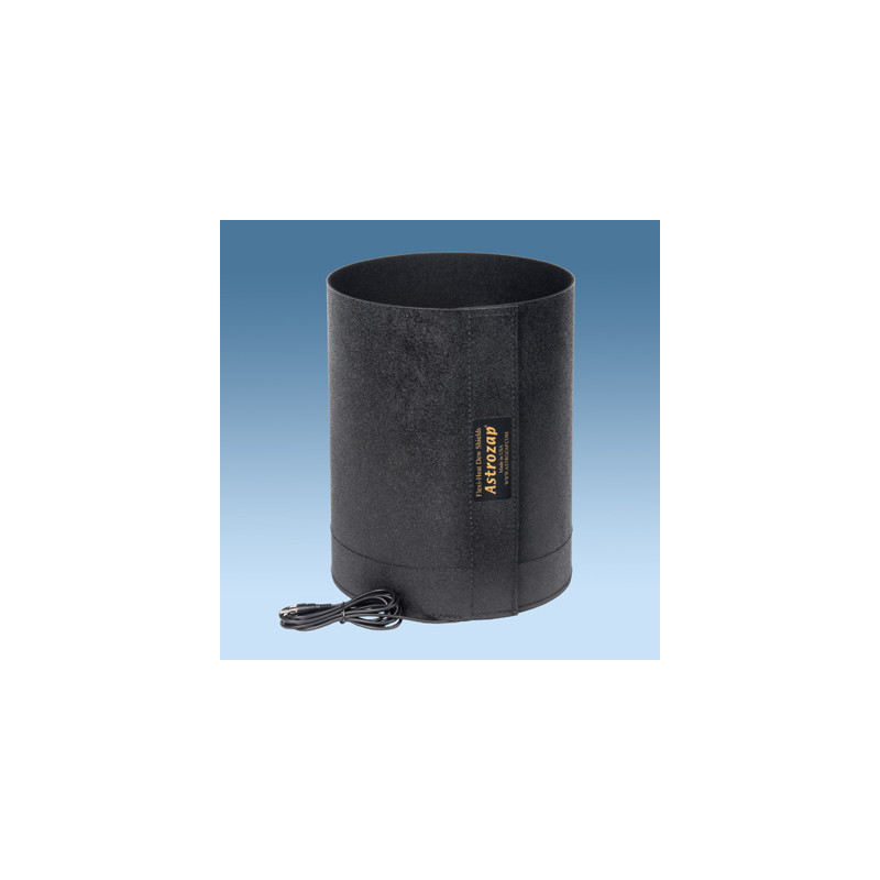 Astrozap Tampa de orvalho flexível com aquecedor para SC 200