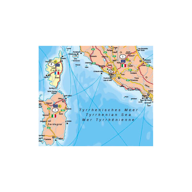 Stiefel Mapa de organização da Europa (97 x 119 cm)