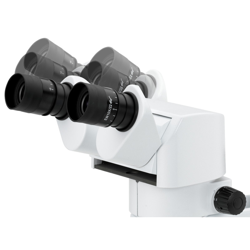 Euromex DZ.1600, stereo zoom microscope, ergo bino head 8x-50x, LED