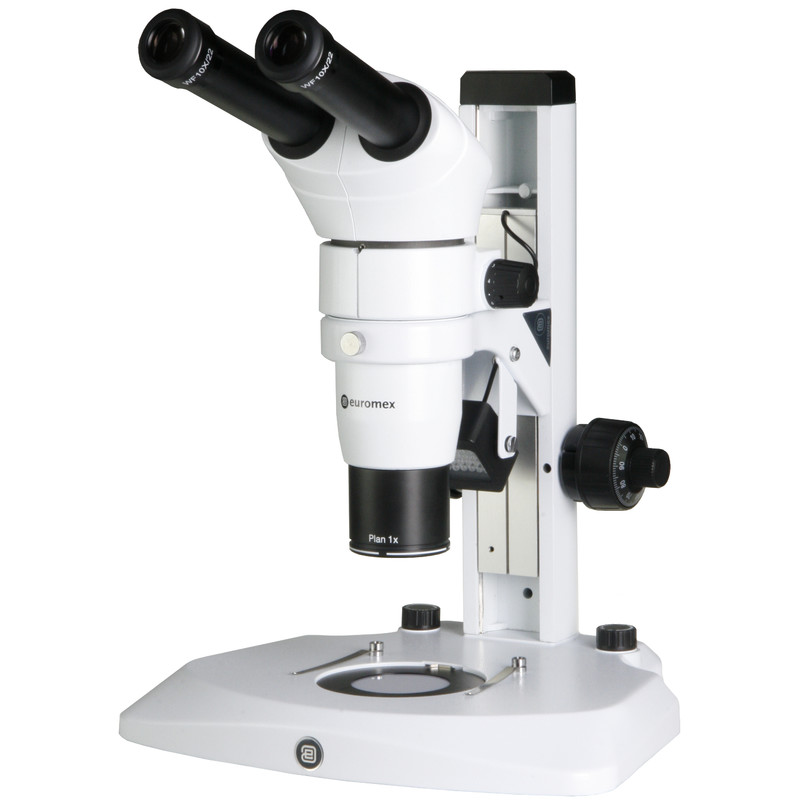 Euromex Microscópio estéreo com zoom DZ.1805, cabeça fixa, 8-64x, LED