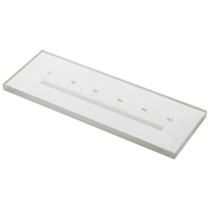 Euromex Micrómetro para objectos , 50mm/500 secções