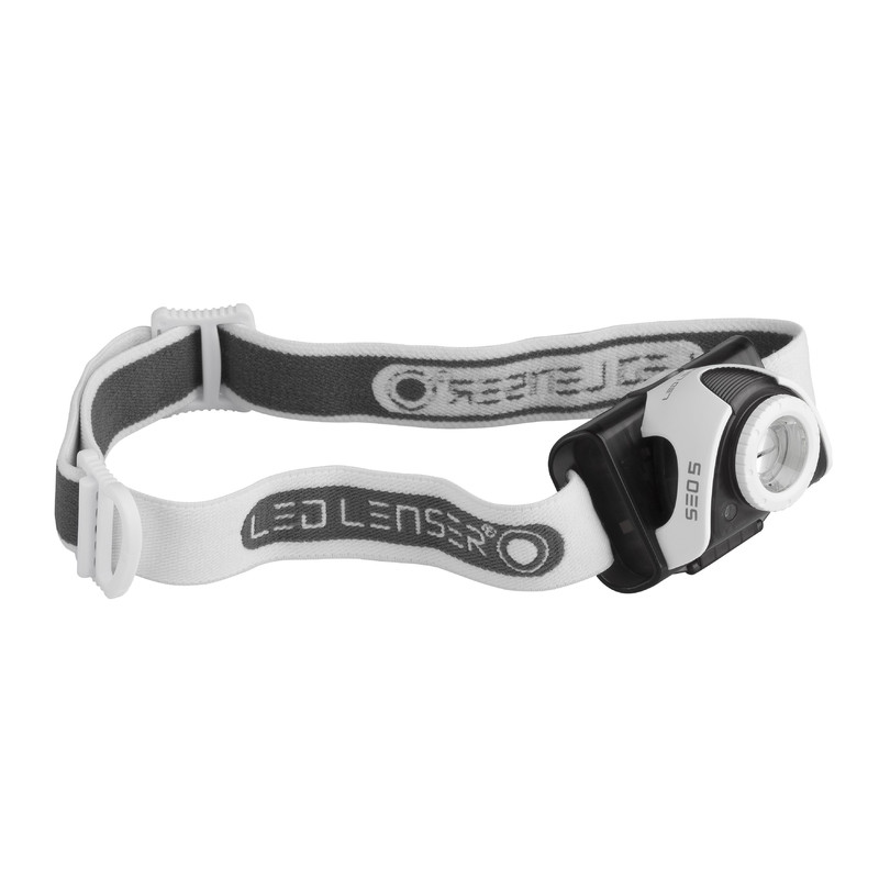 LED LENSER Lanterna para cabeça SEO5 Preto